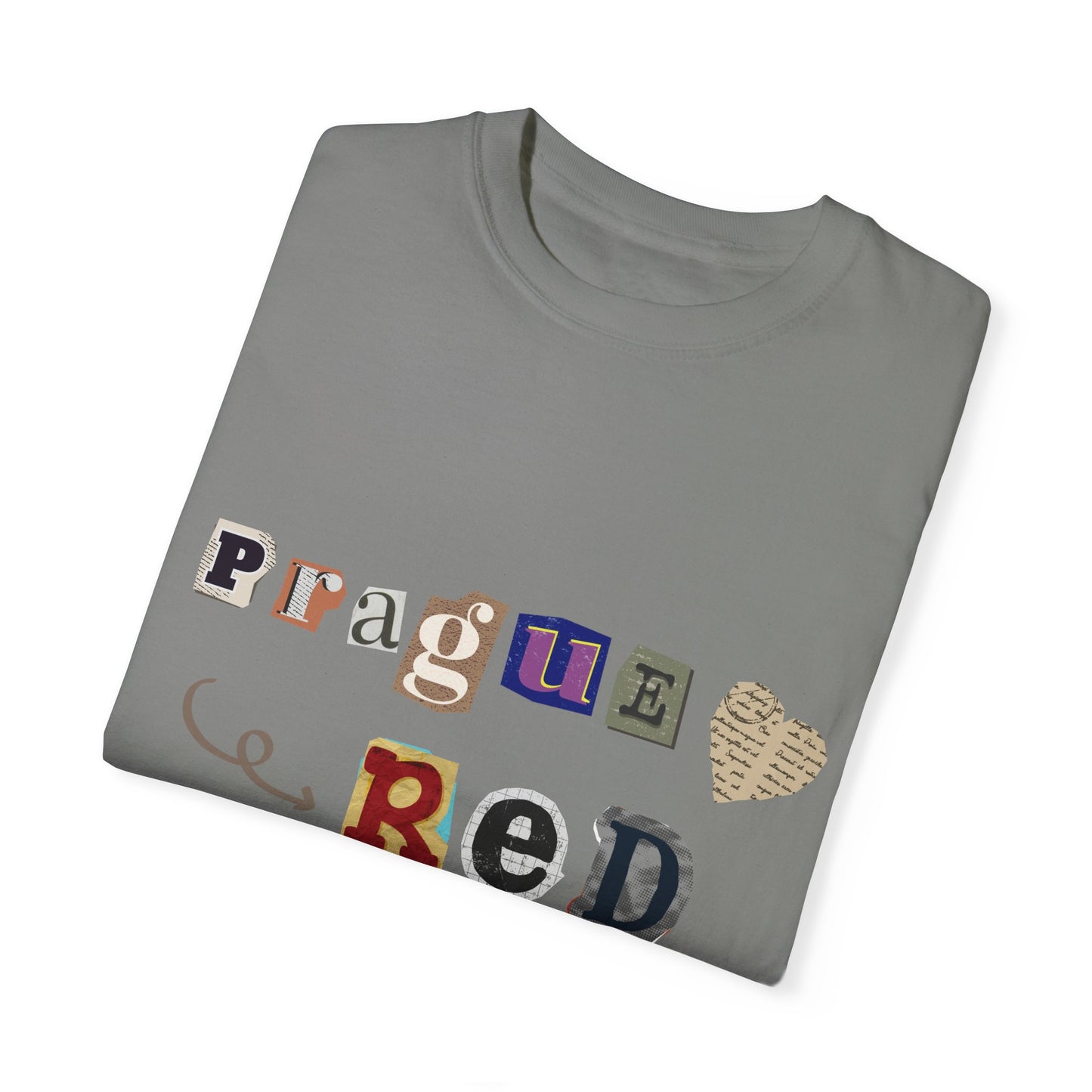 Copy of Garment-Dyed T-Shirt - Prague Red Devils Design - FiftyTees