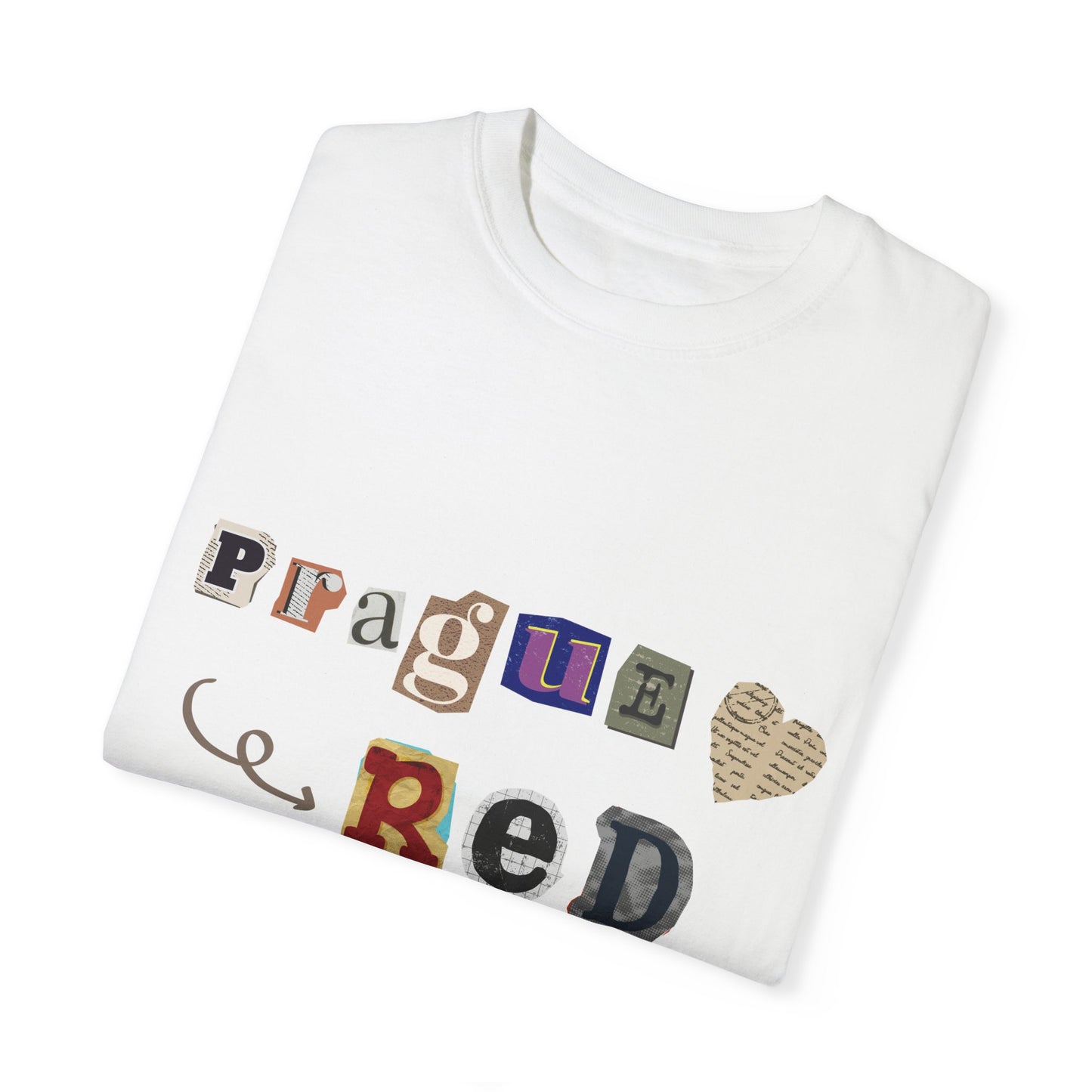 Copy of Garment-Dyed T-Shirt - Prague Red Devils Design - FiftyTees