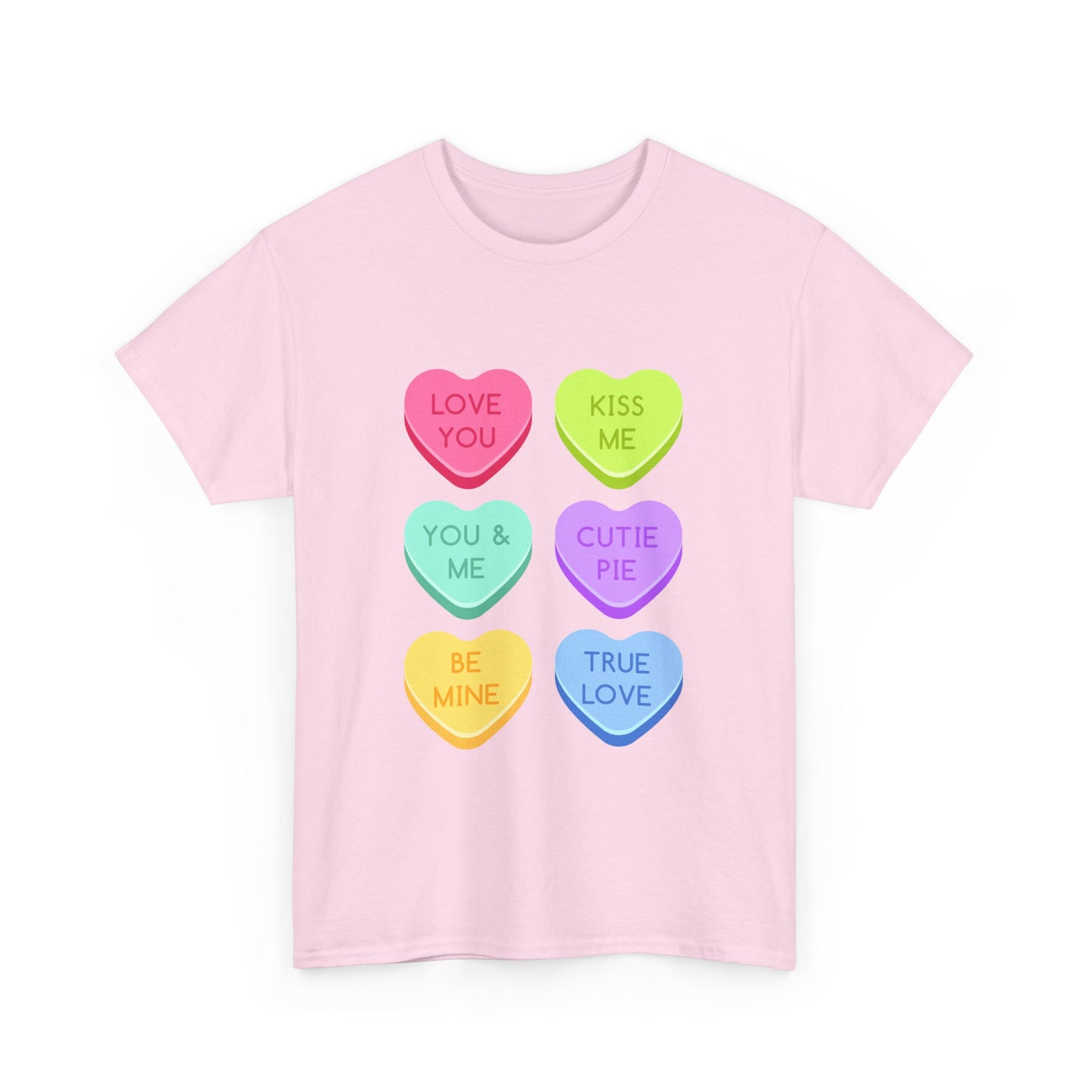Valentine's Hearts Unisex Tee - FiftyTees