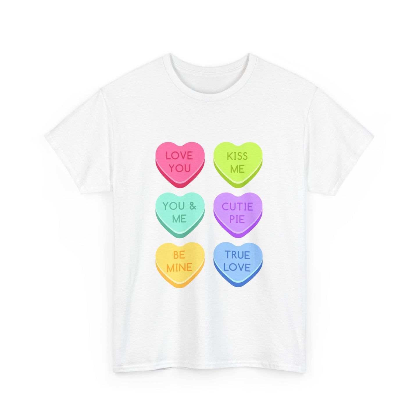 Valentine's Hearts Unisex Tee - FiftyTees