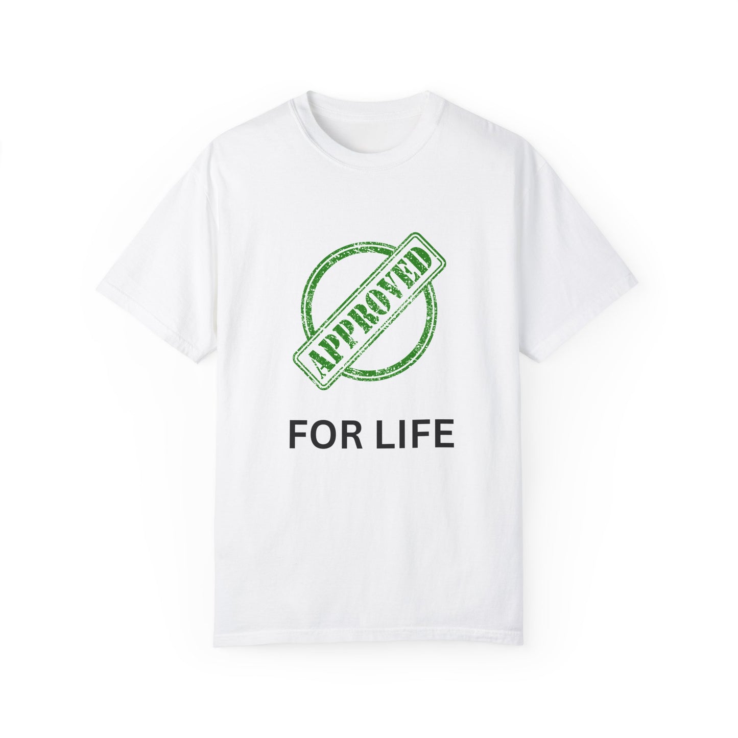 Unisex T-shirt, Approved for Life, Graphic Tee, Vintage Shirt, Retro Top, Wearable Art - FiftyTees