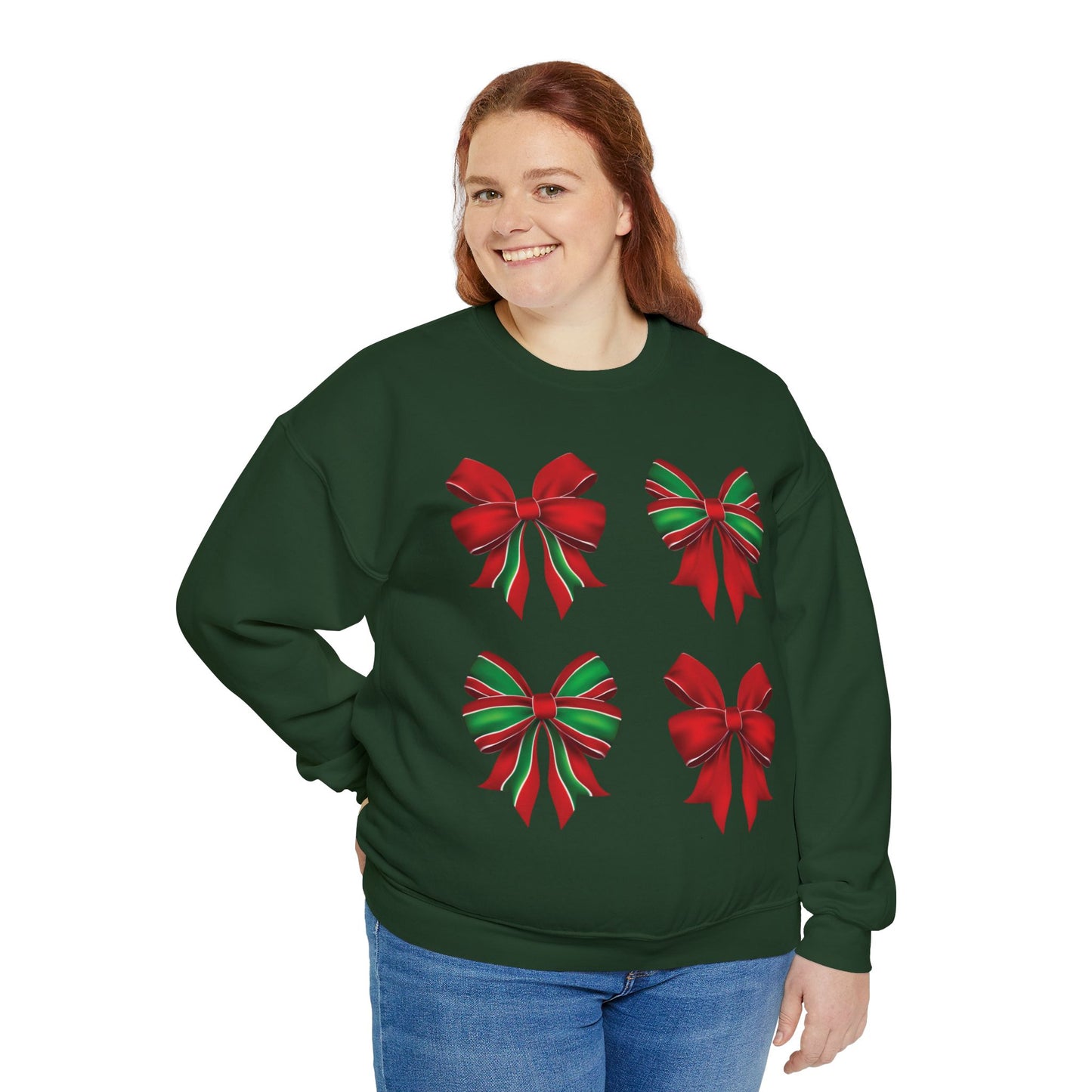 Christmas Bows Sweatshirt - FiftyTees