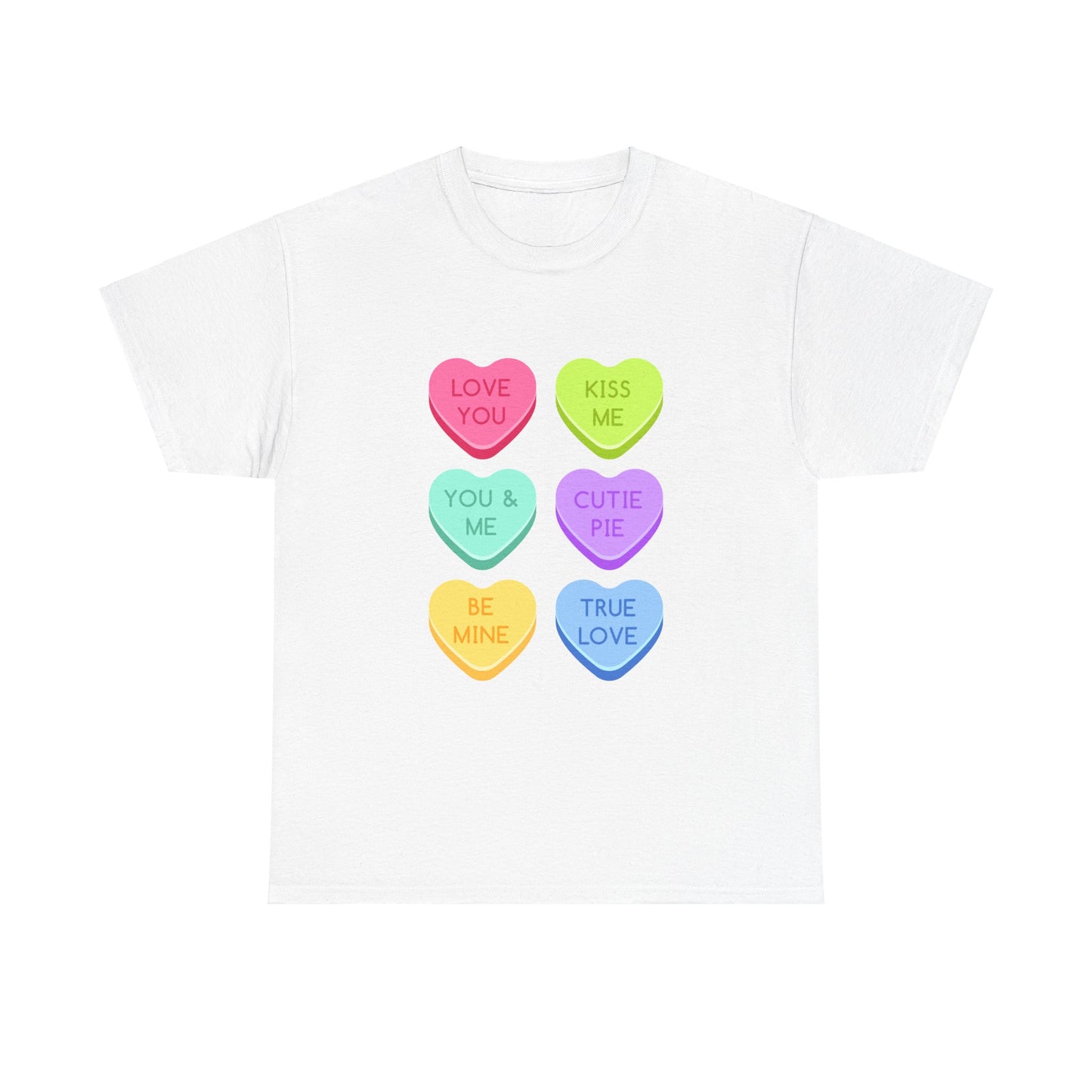 Valentine's Hearts Unisex Tee - FiftyTees