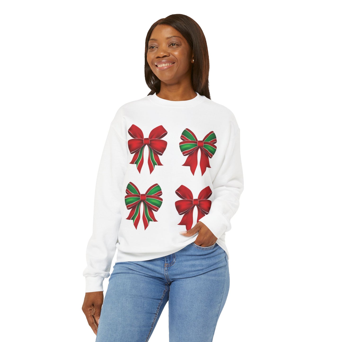 Christmas Bows Sweatshirt - FiftyTees