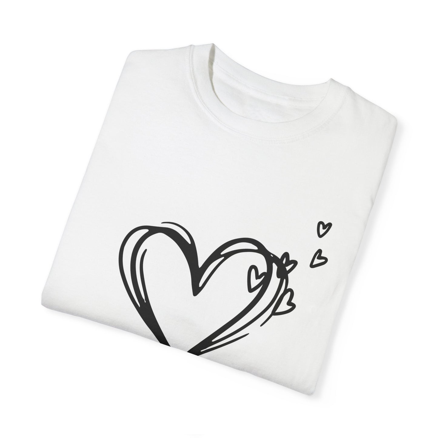 Garment-Dyed T-shirt Valentine’s Day XOXO - FiftyTees
