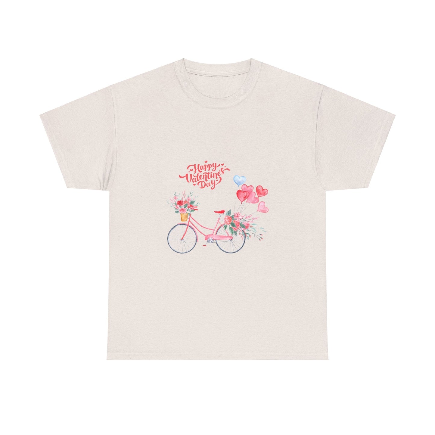 Bike Love Unisex Tee - Valentine’s Day Gift - Ice Grey / S - T-Shirt