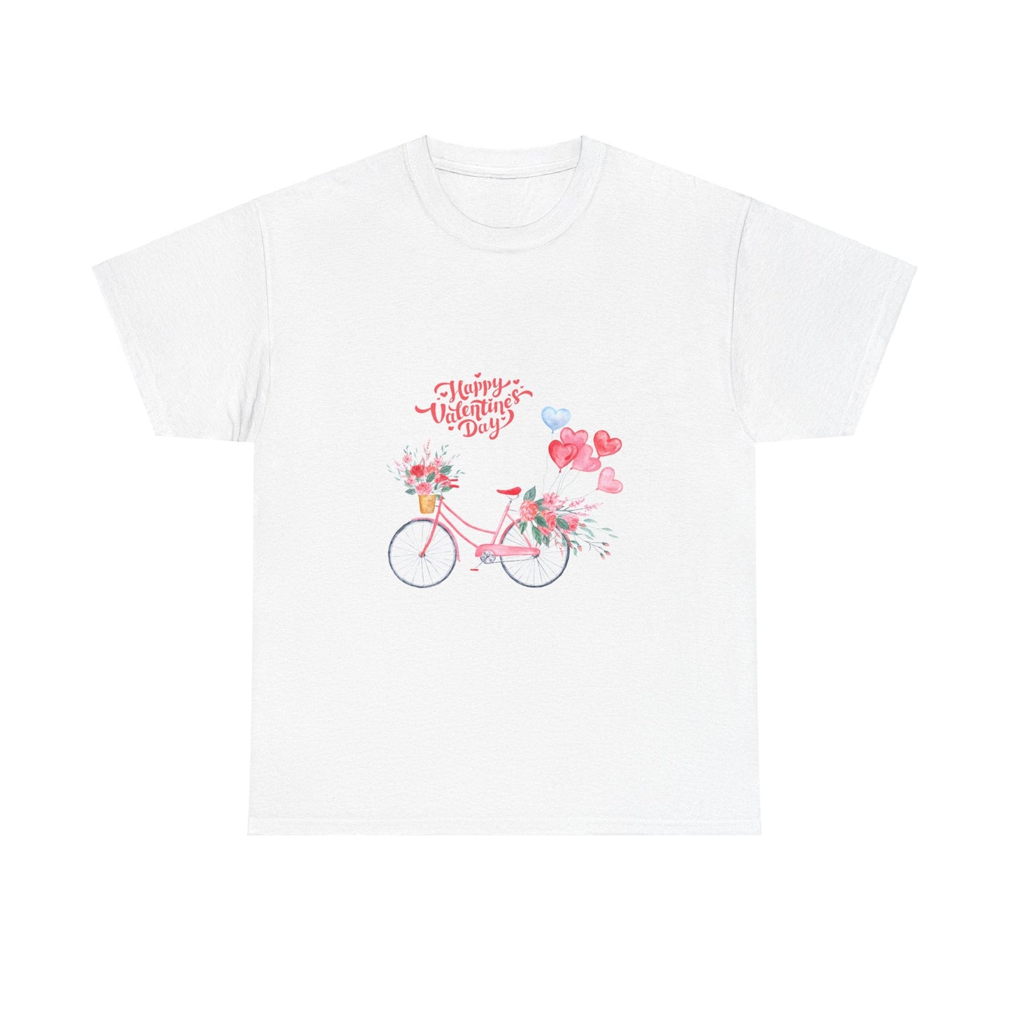 Bike Love Unisex Tee - Valentine’s Day Gift - White / S - T-Shirt