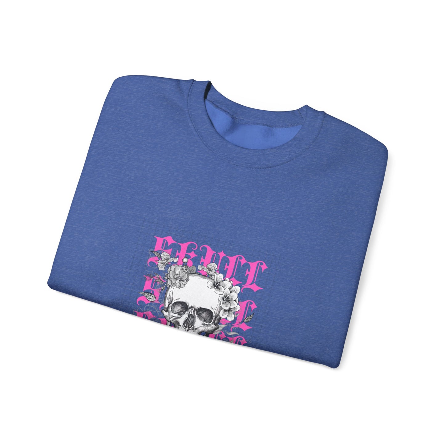 Skull Flowers Sweatshirt - FiftyTees 