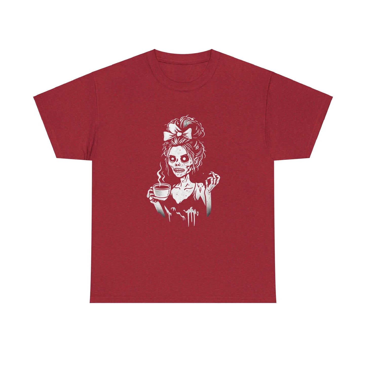 Tee: Cool Zombie Mom Unisex Heavy Cotton Tee - FiftyTees 