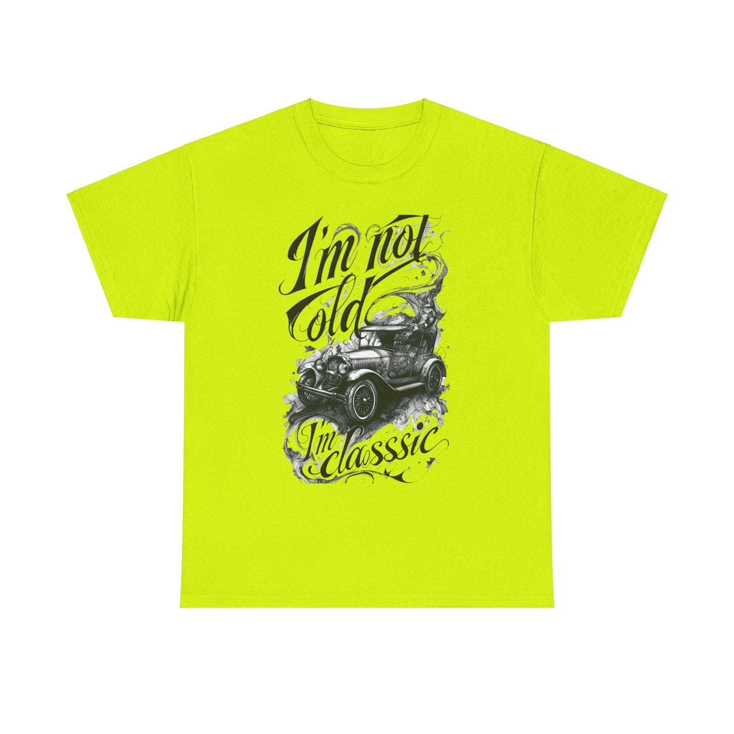 Classic Unisex Tee - 'I'm not old I'm classic' - FiftyTees 