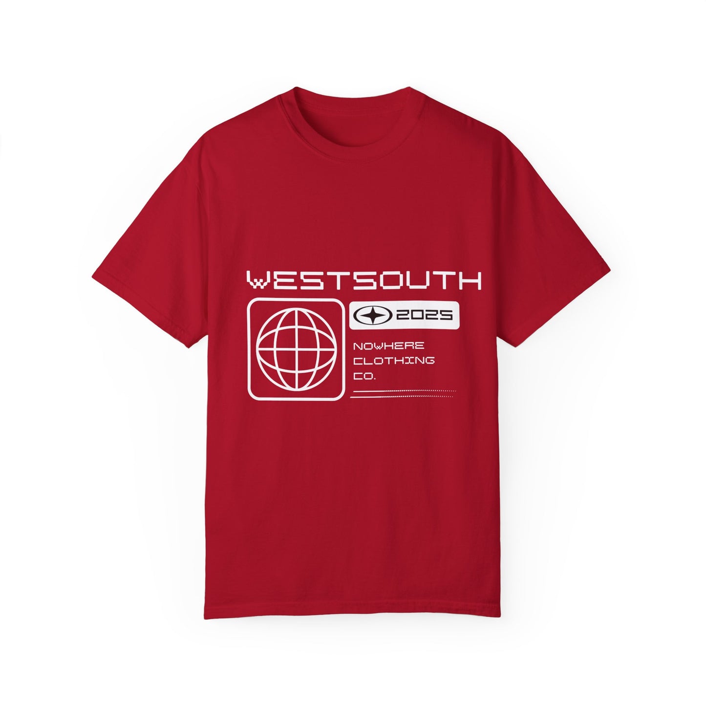 Vintage West South Clothing Company Garment-Dyed T-shirt, Retro Tee, Hipster Shirt, Distressed Top, Graphic Tee for Men and Women