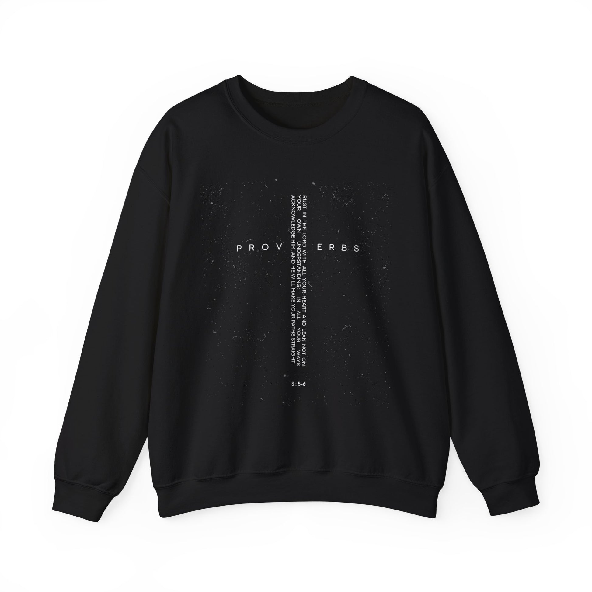 Proverbs Bible verse Unisex Heavy Blend™ Crewneck Sweatshirt - FiftyTees 