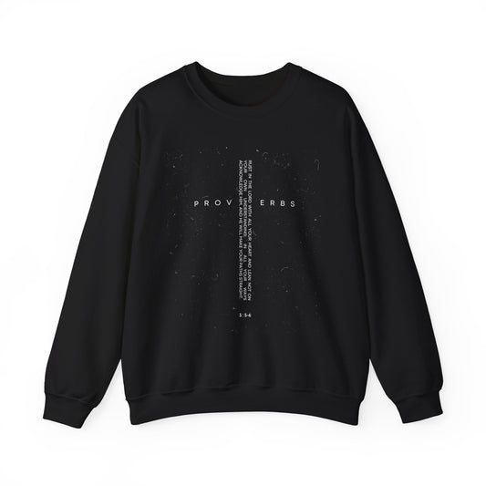 Proverbs Bible verse Unisex Heavy Blend™ Crewneck Sweatshirt - FiftyTees 