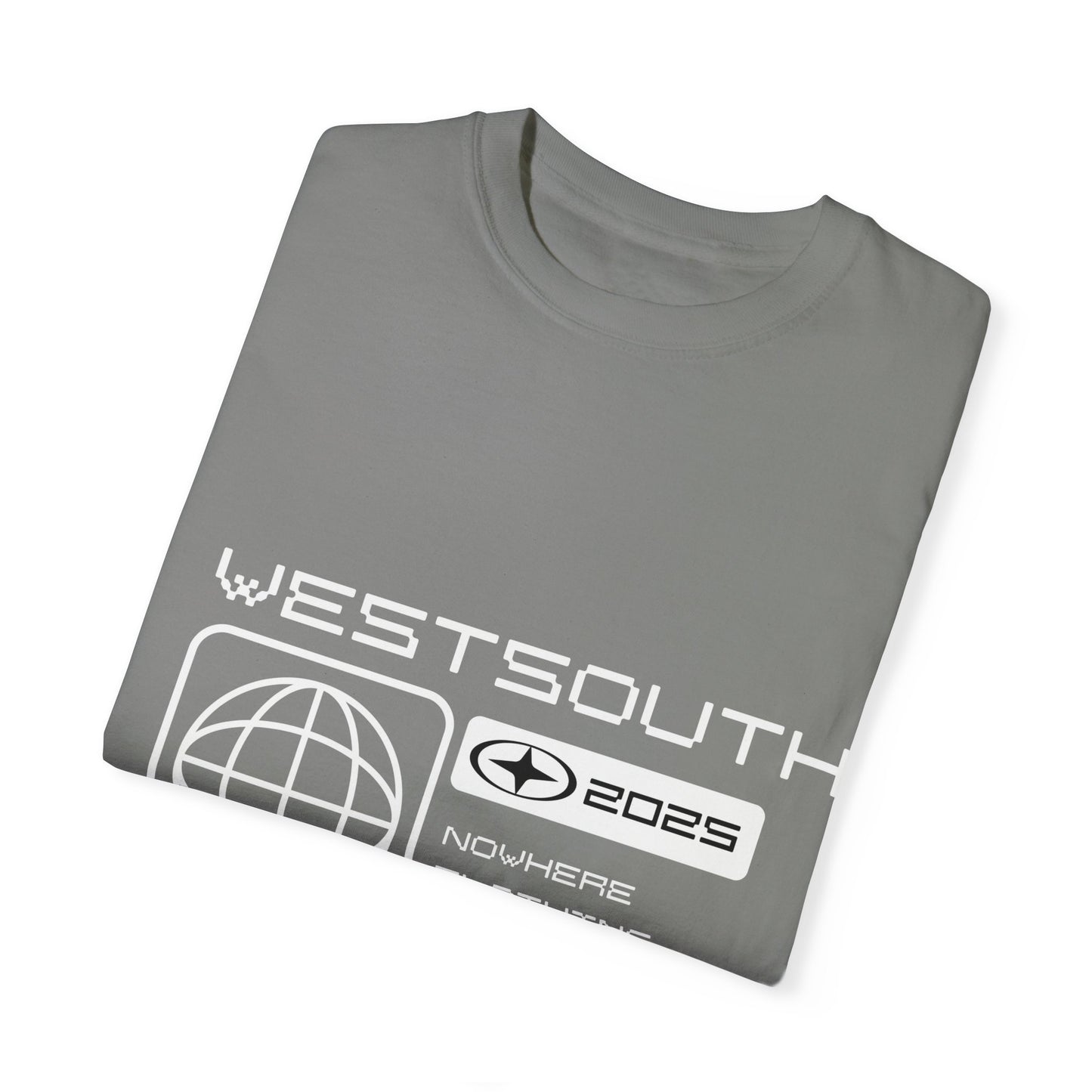 Vintage West South Clothing Company Garment-Dyed T-shirt, Retro Tee, Hipster Shirt, Distressed Top, Graphic Tee for Men and Women