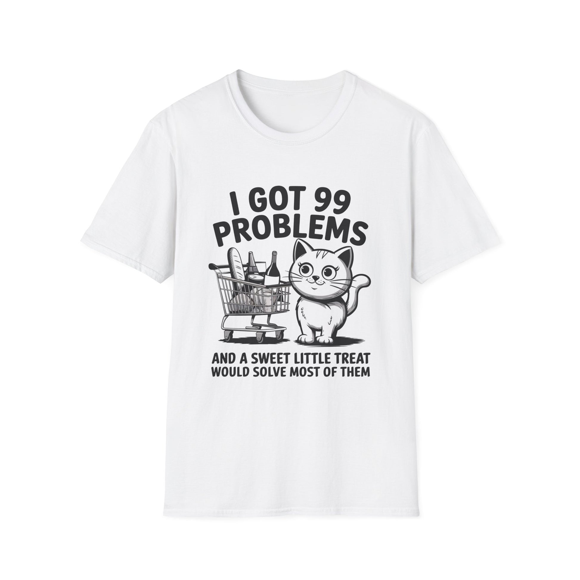 Funny Quote Cat T-Shirt - FiftyTees 