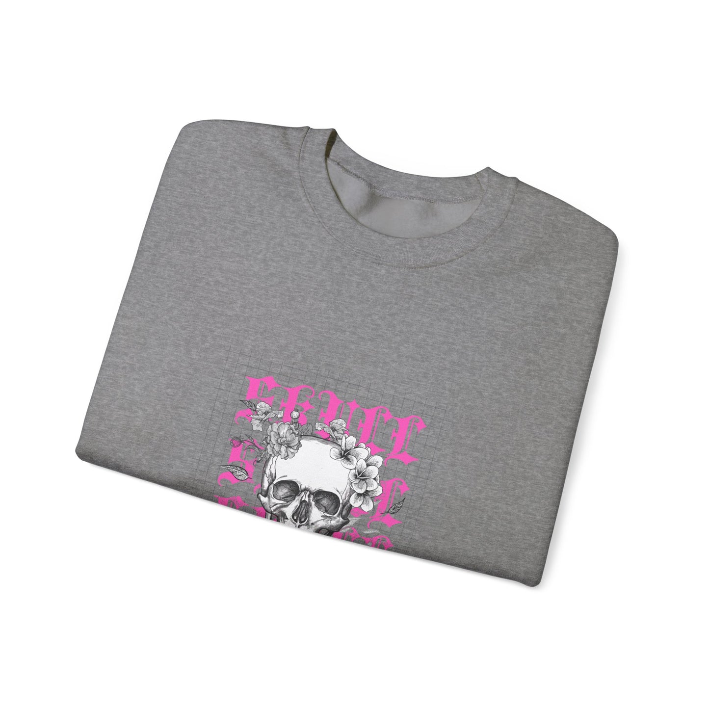 Skull Flowers Sweatshirt - FiftyTees 