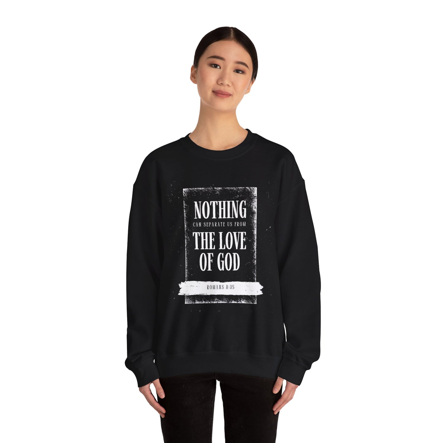 Religious Sweatshirt - The Love of God Design - FiftyTees 