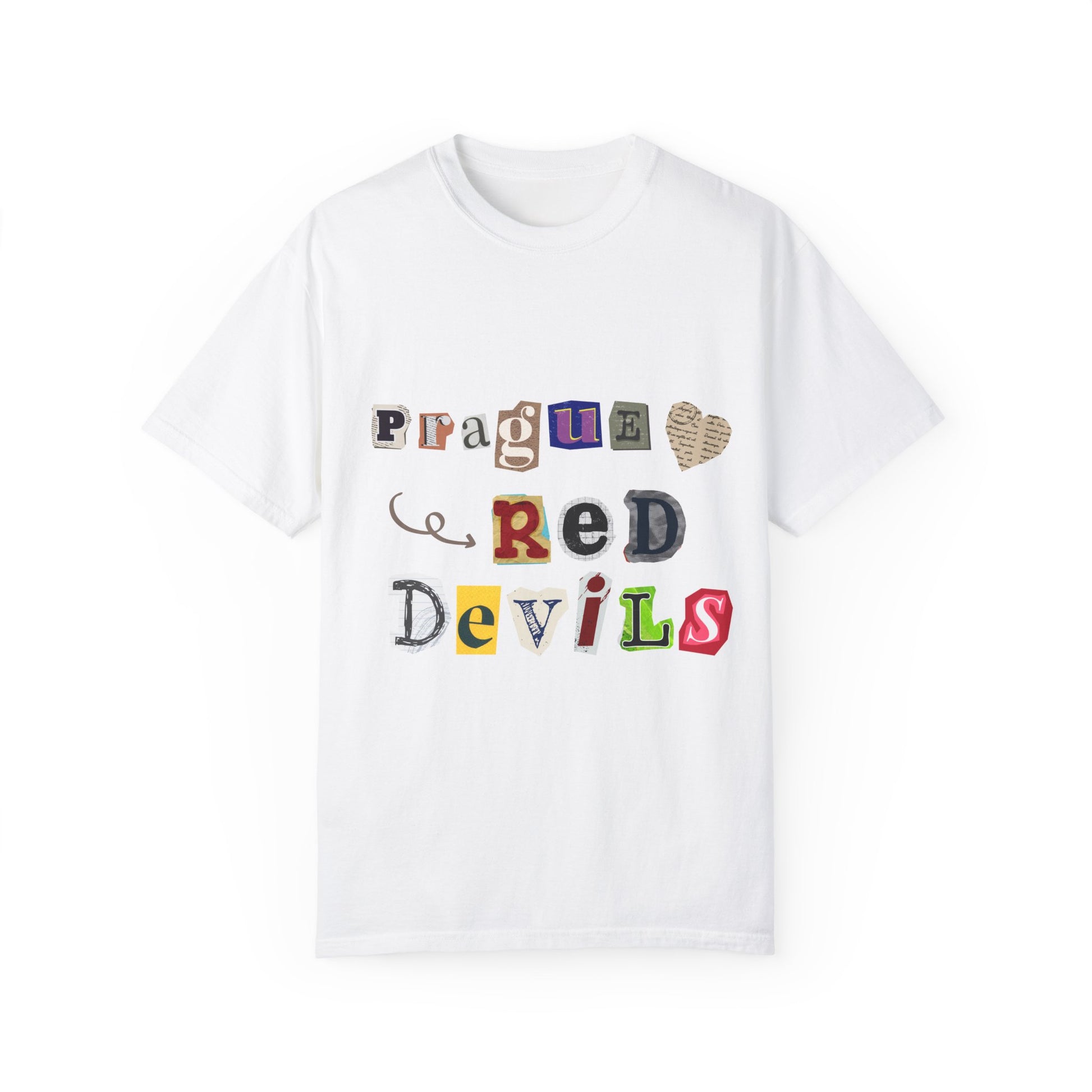 Copy of Garment-Dyed T-Shirt - Prague Red Devils Design - FiftyTees 