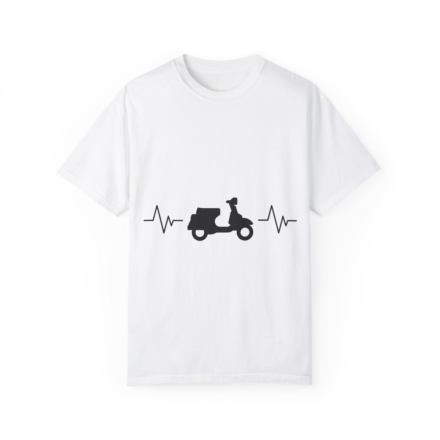 Scooter T-shirt - Vintage Style Unisex Garment-Dyed Tee - FiftyTees 