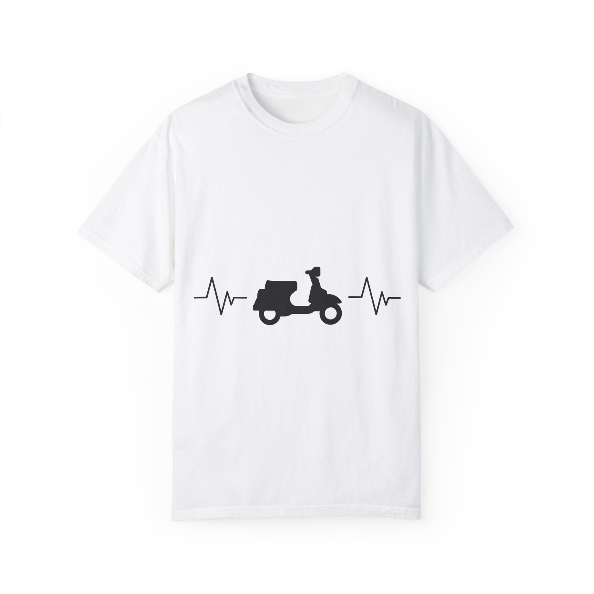 Scooter T-shirt - Vintage Style Unisex Garment-Dyed Tee - FiftyTees 
