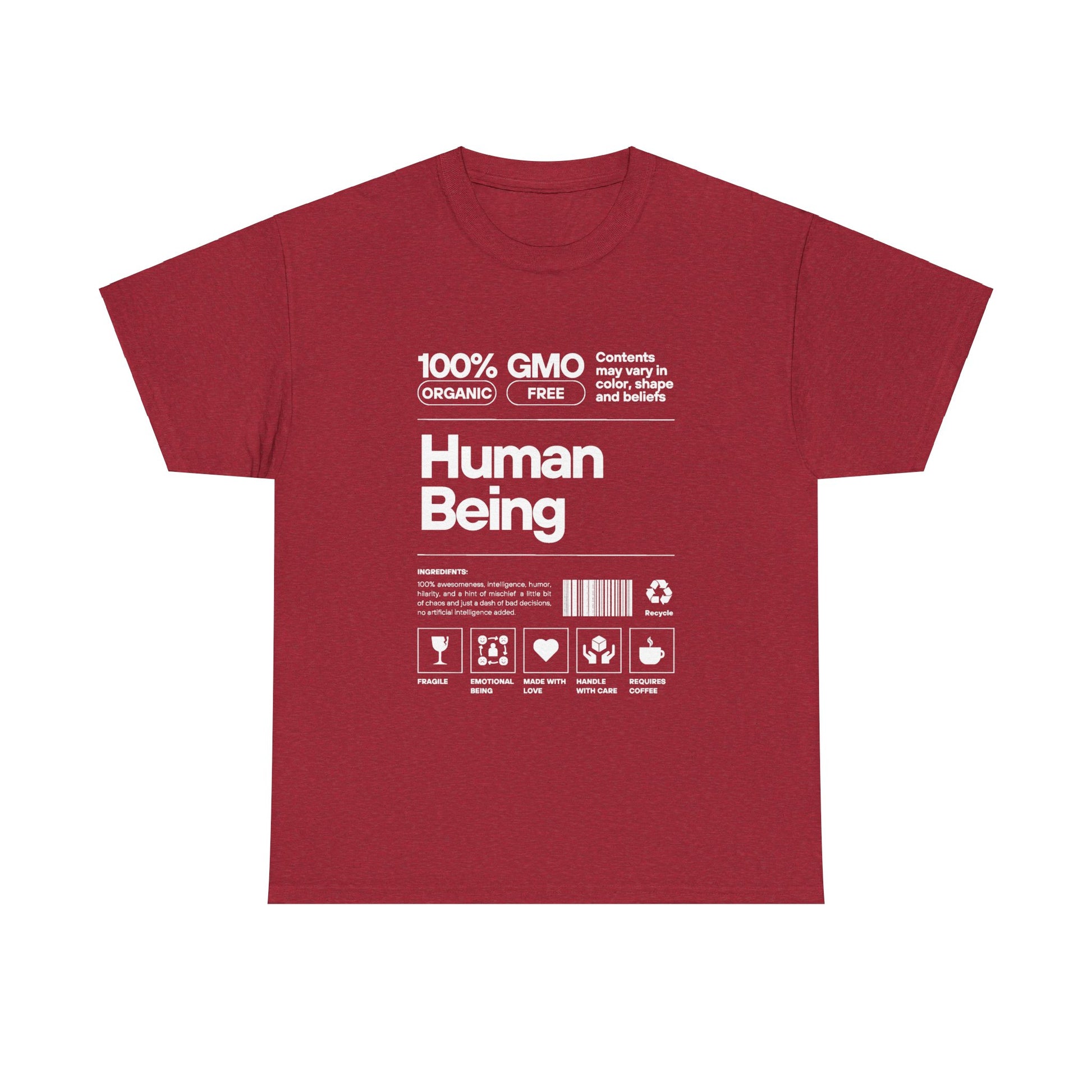 Funny Human Being Tee - FiftyTees 